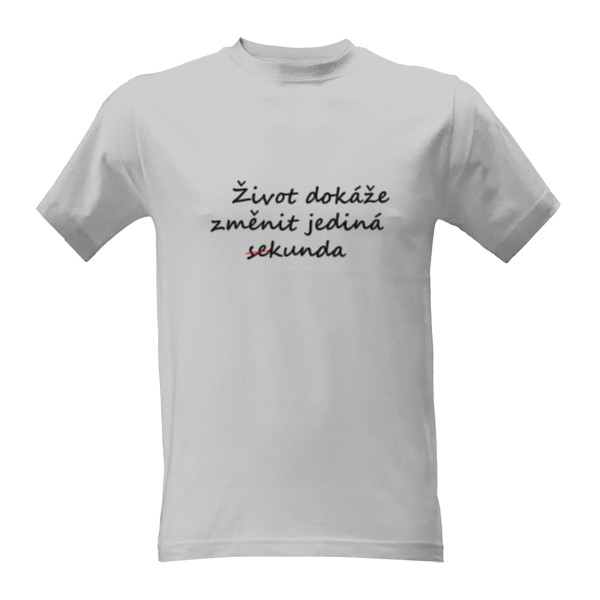 Tričko s potiskem sekunda